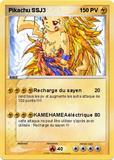 Pokemon Pikachu SSJ3