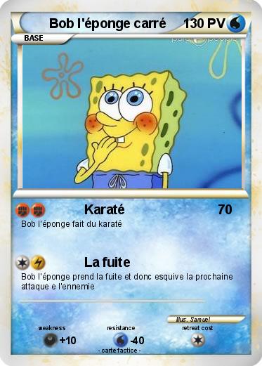 Pokemon Bob l'éponge carré