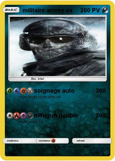 Pokemon militaire armée ex