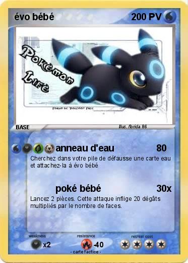 Pokemon évo bébé