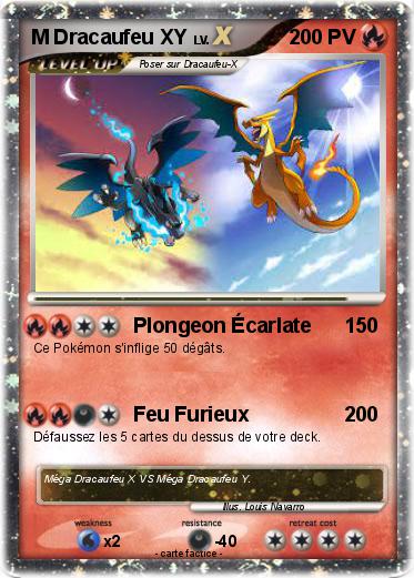 Pokemon M Dracaufeu XY