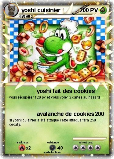Pokemon yoshi cuisinier