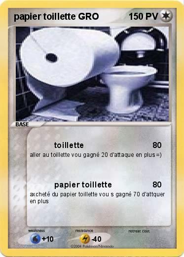 Pokemon papier toillette GRO