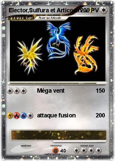Pokemon Elector,Sulfura et Articodin