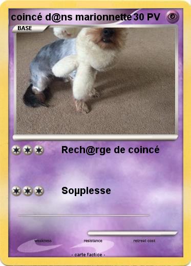 Pokemon coincé d@ns marionnette
