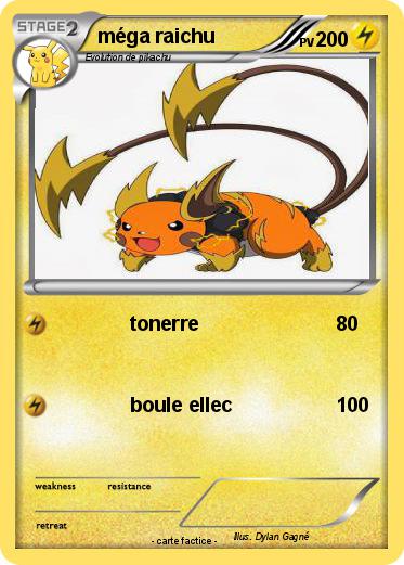 Pokemon méga raichu