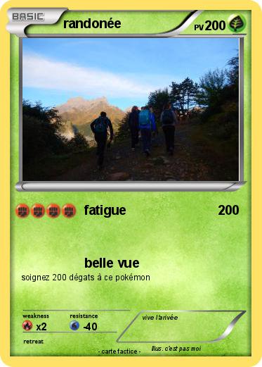 Pokemon randonée
