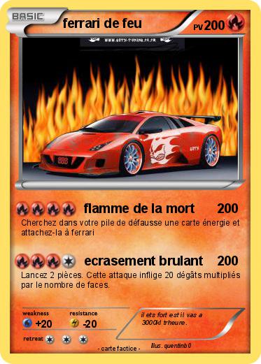 Pokemon ferrari de feu