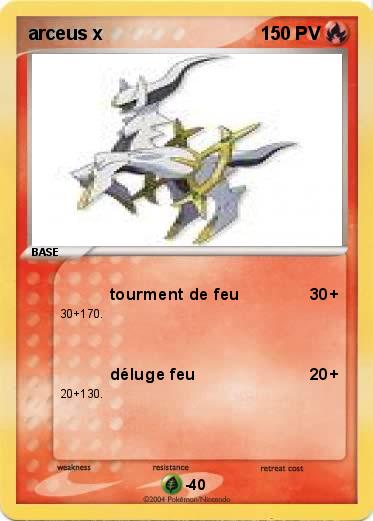 Pokemon arceus x