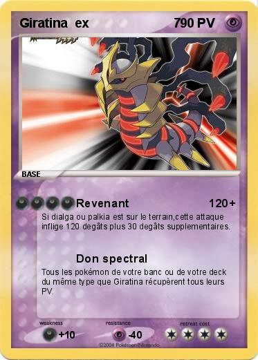 Pokemon Giratina  ex                        7