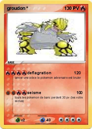 Pokemon groudon *