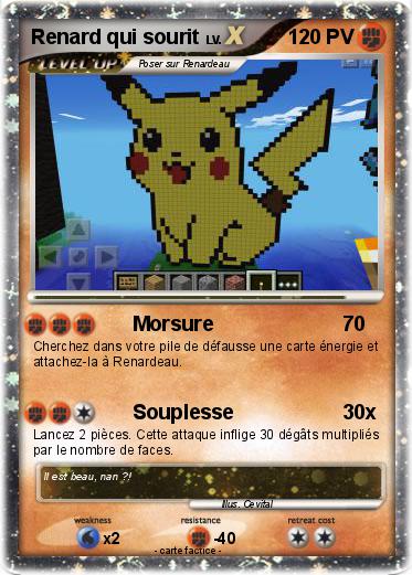Pokemon Renard qui sourit