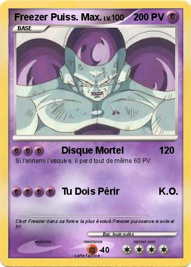 Pokemon Freezer Puiss. Max.