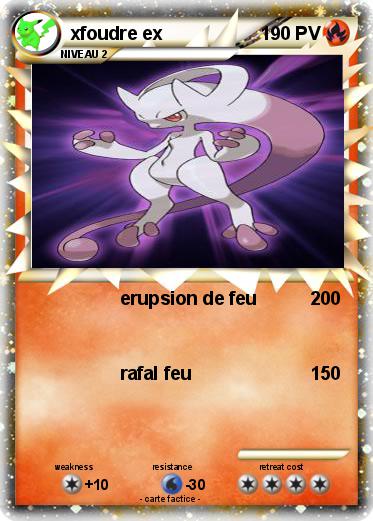 Pokemon xfoudre ex
