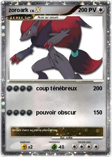 Pokemon zoroark