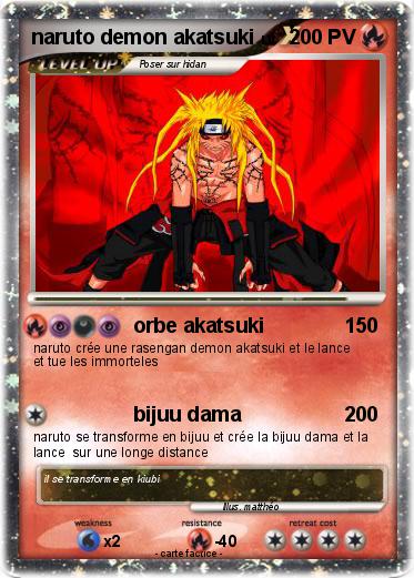 Pokemon naruto demon akatsuki