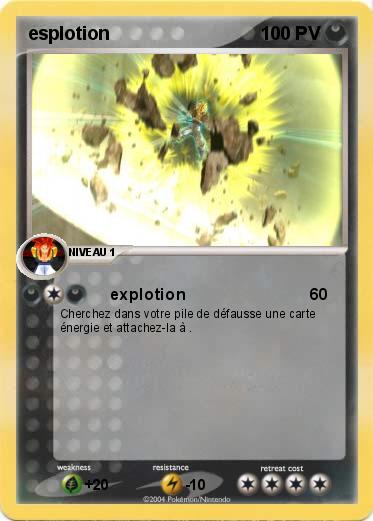 Pokemon esplotion
