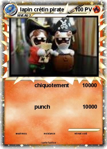 Pokemon lapin crétin pirate