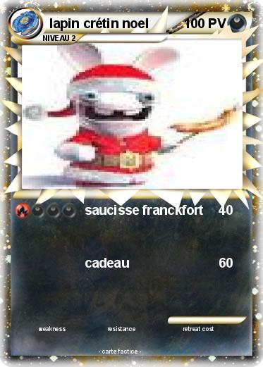 Pokemon lapin crétin noel