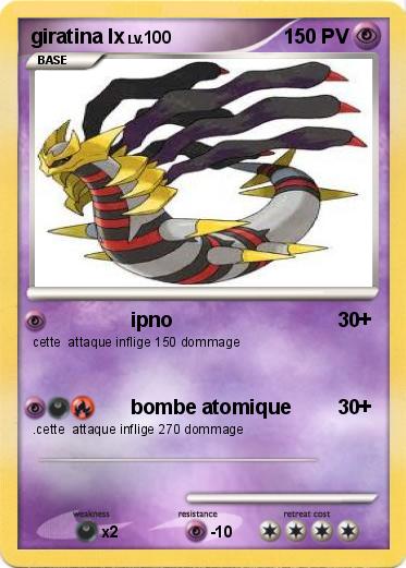 Pokemon giratina lx