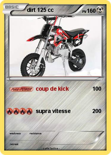 Pokemon dirt 125 cc