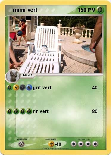 Pokemon    mimi vert                                   