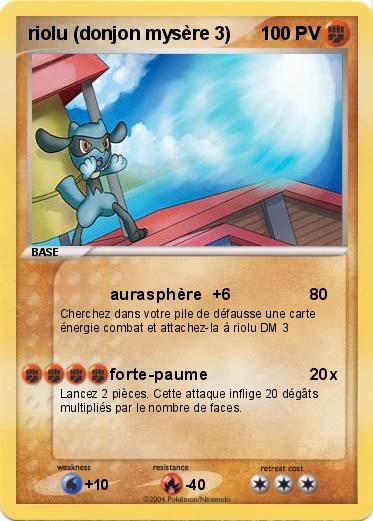 Pokemon riolu (donjon mysère 3)