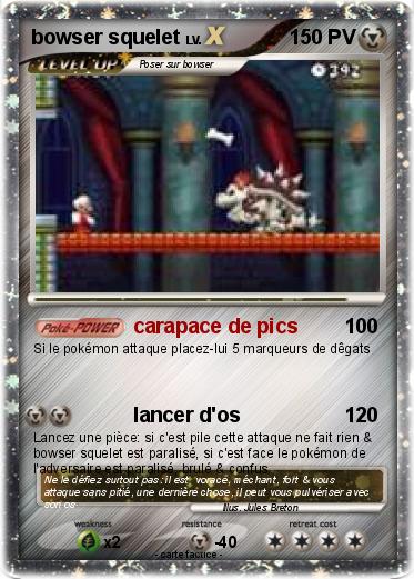 Pokemon bowser squelet