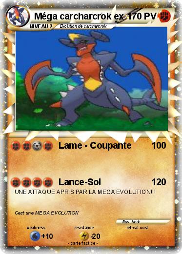 Pokemon Méga carcharcrok ex