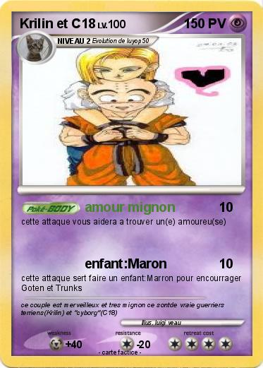 Pokemon Krilin et C18