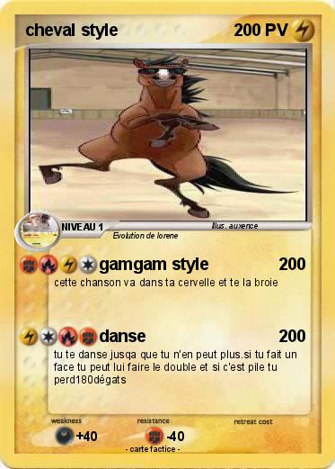 Pokemon cheval style