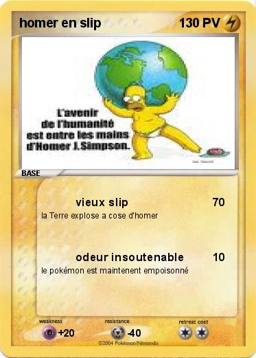 Pokemon homer en slip