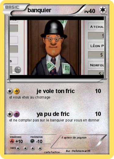 Pokemon banquier