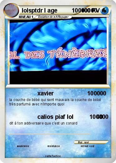 Pokemon lolsptdr l age         10000000