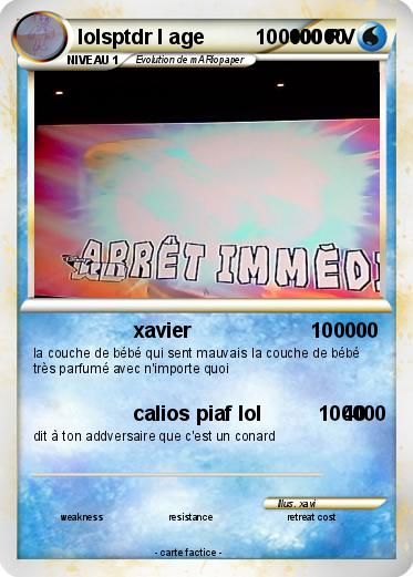 Pokemon lolsptdr l age         10000000