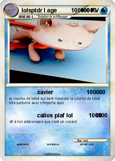 Pokemon lolsptdr l age         10000000
