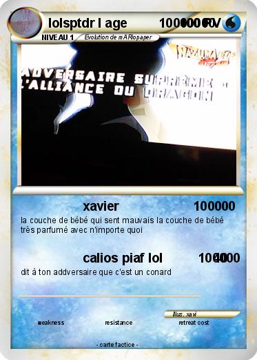 Pokemon lolsptdr l age         10000000