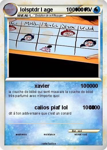 Pokemon lolsptdr l age         10000000