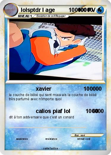 Pokemon lolsptdr l age         10000000