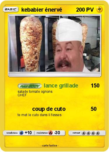 Pokemon kebabier énervé