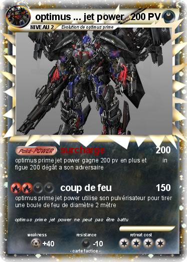 Pokemon optimus ... jet power