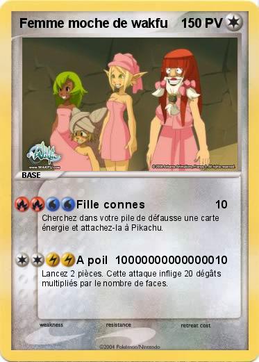 Pokemon Femme moche de wakfu