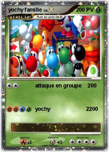 Pokemon yochy famille