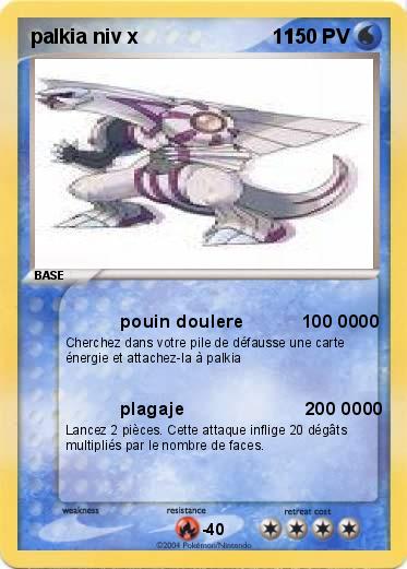 Pokemon palkia niv x                        11