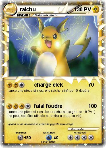 Pokemon raichu