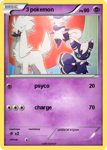 Pokemon 3 pokemon
