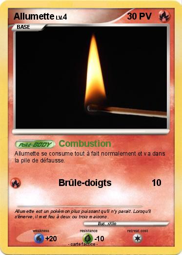 Pokemon Allumette