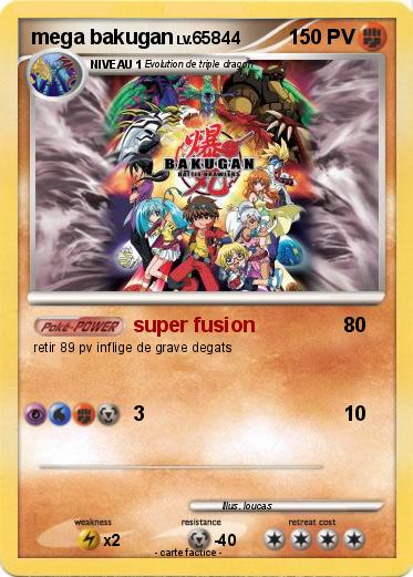 Pokemon mega bakugan