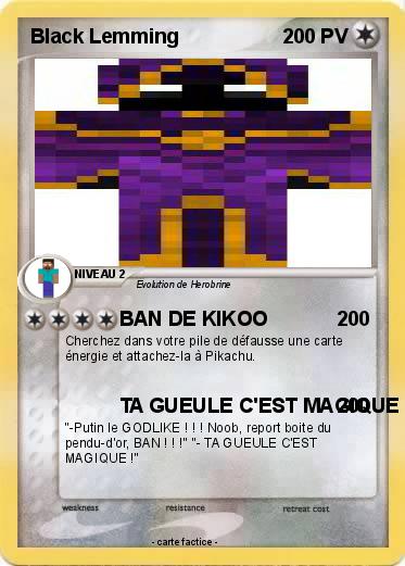 Pokemon Black Lemming