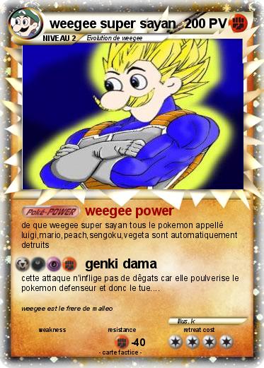 Pokemon weegee super sayan